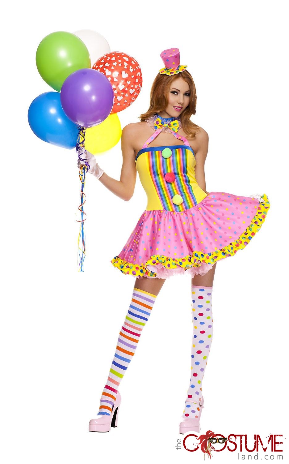 Circus Cutie Women Costume Adult Clown Outfit Ladies Halloween