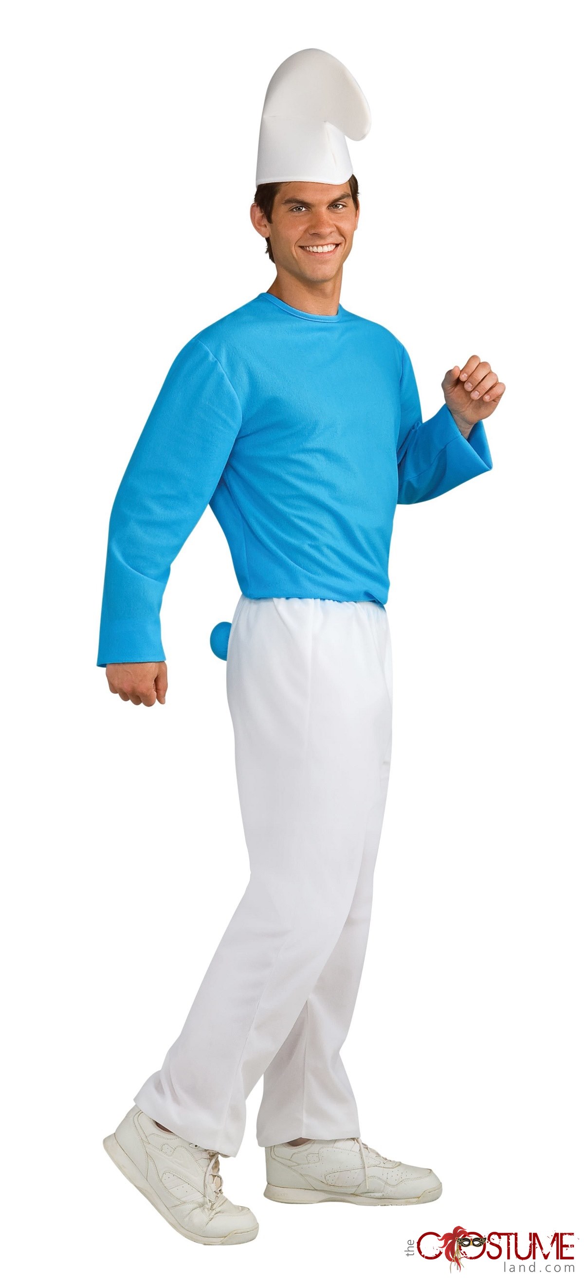 Smurfs Men Costume Halloween Adult Party Outfit TV And Movie Character  Dress Up | eBay