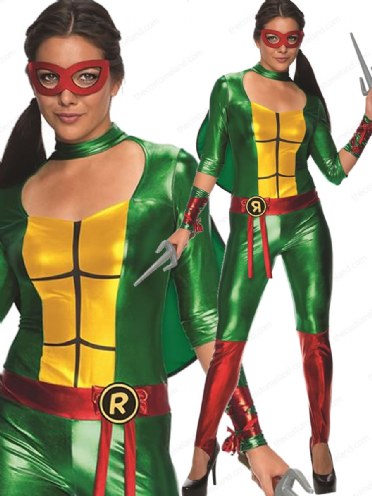 Raphael Women Sexy Bodysuit Teenage Mutant Ninja Turtle Costume Ladies ...