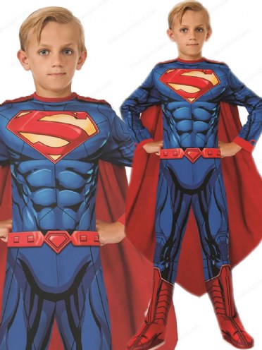 DC Comics Superman Boys Costume DC Comic Super Hero Dress Up Child ...