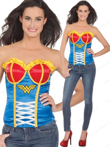 Wonder Woman Corset Women Sexy Super Hero Costume Top Outfit Dc Hero Party Dress Ebay